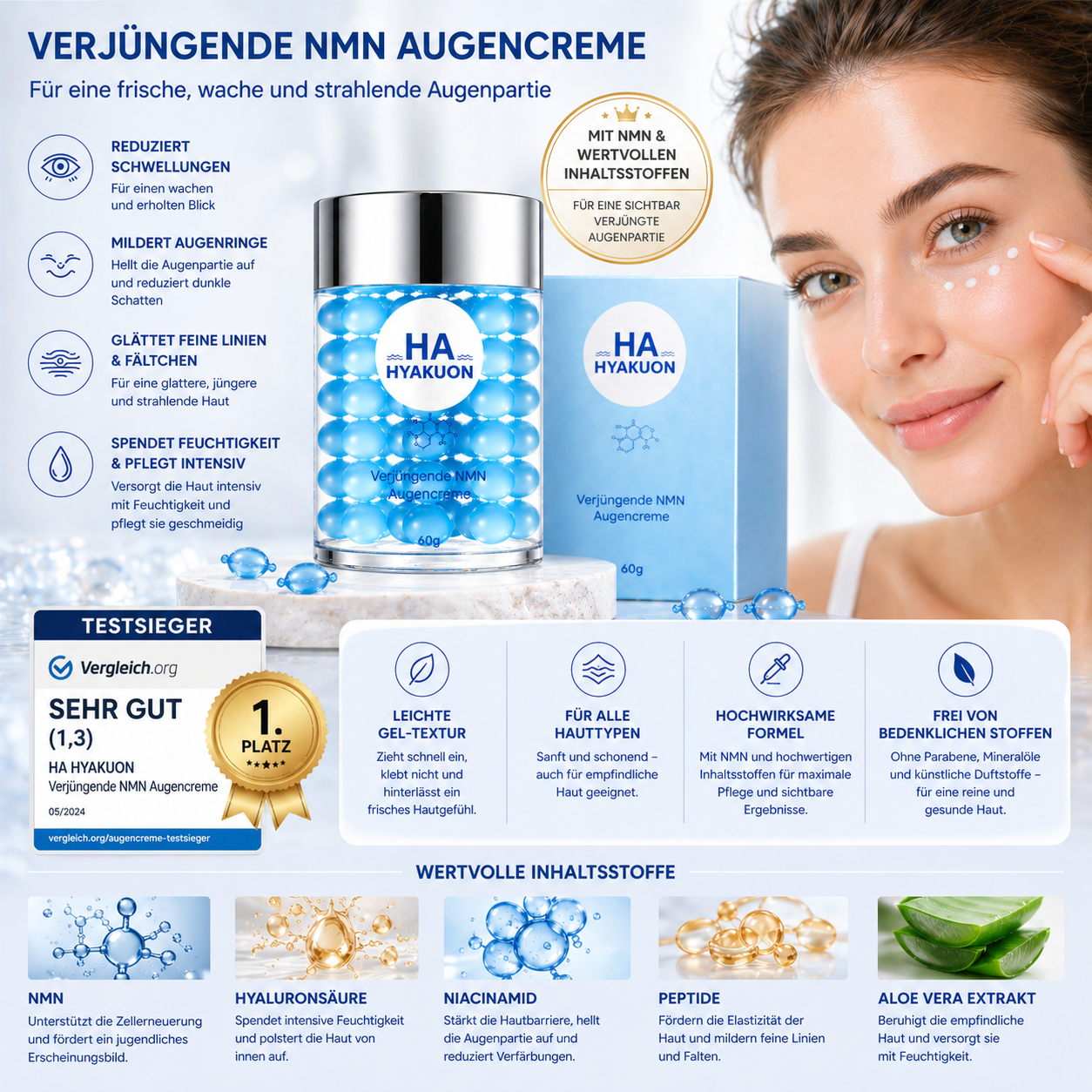 HA – NMN Augencreme
